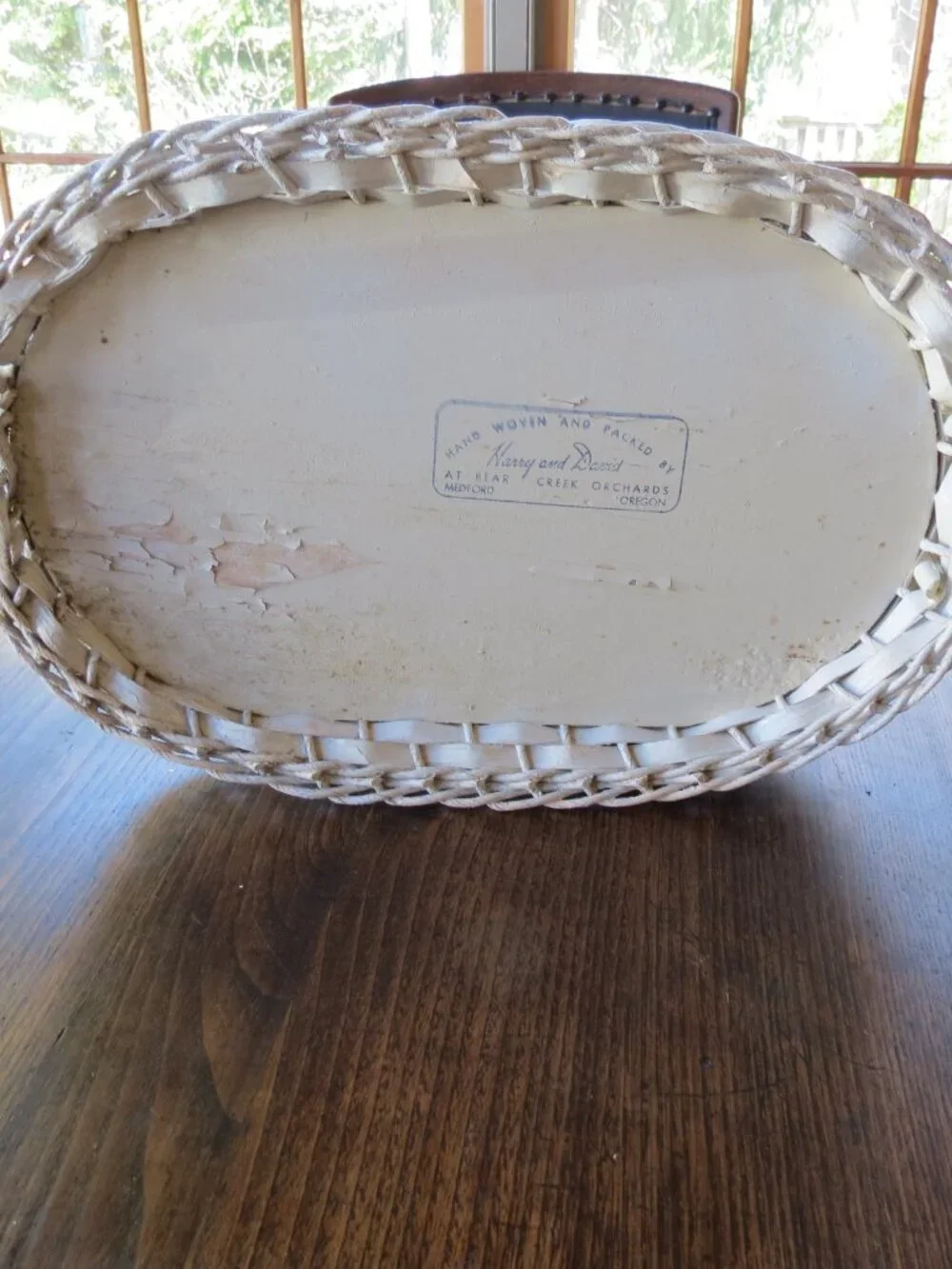 Wicker Vintage Gazebo Tray HARRY & DAVID OREGON